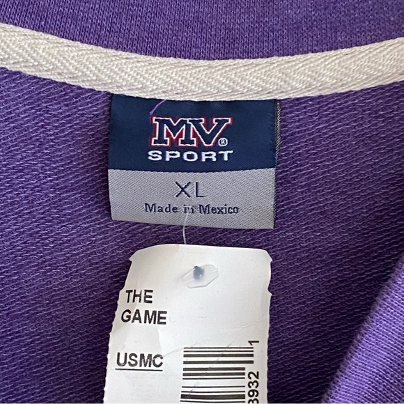 MV Sport Purple Semper Fi Ling Sleeve Shirt XL NWT - Picture 4 of 7
